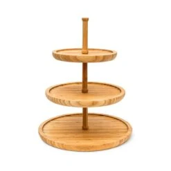 Présentoir 3 étages Étagère Bambou -ELO Soldes Boutique ee384c7e004d405e8f23146eafdf77c1