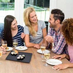 Plateau En Ardoise Carré Lot De 6 -ELO Soldes Boutique eed52a09eeb94c9eb8b73e20085cb19a