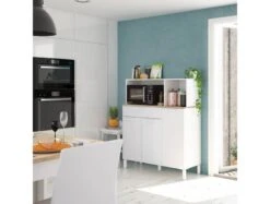 Buffet De Cuisine 3 Portes Et 1 Tiroir -ELO Soldes Boutique f13a78e9e4774109ae1417b45b010beb