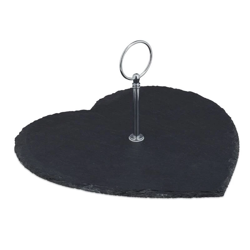 Plateau En Ardoise Forme De Cœur 1 Plateau En Ardoise Forme De Cœur