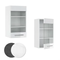 Meuble Haut Vitré Fame Blanc Brillant -ELO Soldes Boutique f71f74fa15f440a1bac358d58ccfc3f9