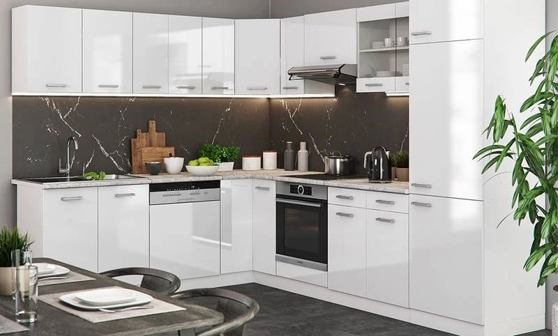 Meuble Bas R-Line 40cm Blanc Brillant 2 Meuble Bas R-Line 40cm Blanc Brillant – Image 2