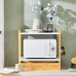 Étagère Micro Ondes KCR07-WN -ELO Soldes Boutique ff0cc4f655f74de993d0b2dc3ce22de0