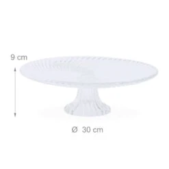 Plat à Gâteau En Verre Sur Pied -ELO Soldes Boutique ffe64446f0bc4e90ba9b6523adee2767